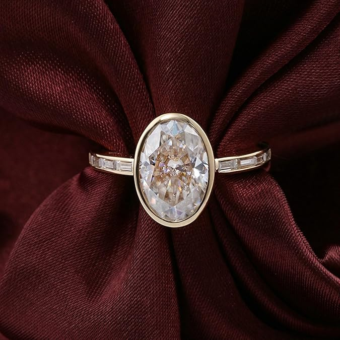Joy - White Moissanite Ring