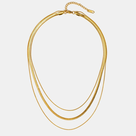 Gold Multi-Layered Necklace