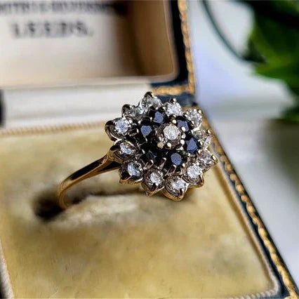 Blue Crystal Elegance Ring